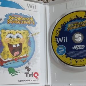 Wii u draw SpongeBob SquigglePants